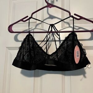 One Black Lace Bralette women’s size S/M New with Tags NWT